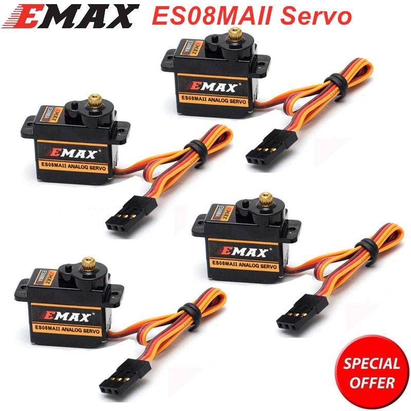 EMAX ES08MA ES08MAII 12g Mini Metal Gear Analog Servo for Rc Hobbies Car Boat Helicopter Airplane Rc Robot 3 EMAX ES08MA ES08MAII 12g Mini Metal Gear Analog Servo for Rc Hobbies Car Boat Helicopter Airplane Rc Robot - Image 3
