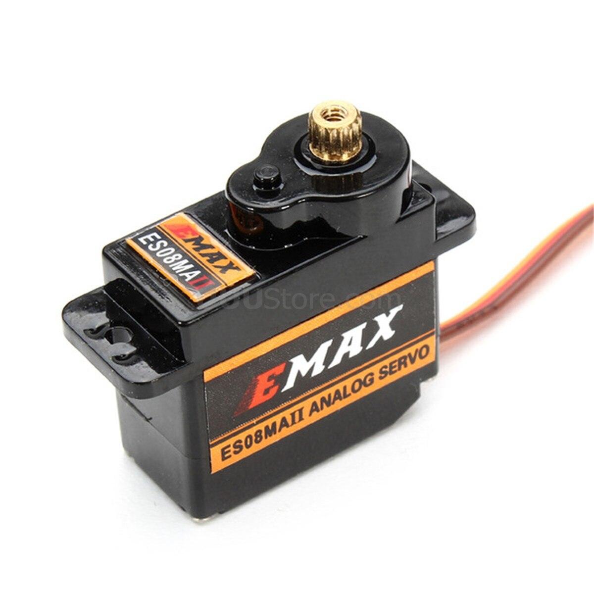 EMAX ES08MA ES08MAII 12g Mini Metal Gear Analog Servo for Rc Hobbies Car Boat Helicopter Airplane Rc Robot 2 EMAX ES08MA ES08MAII 12g Mini Metal Gear Analog Servo for Rc Hobbies Car Boat Helicopter Airplane Rc Robot - Image 2