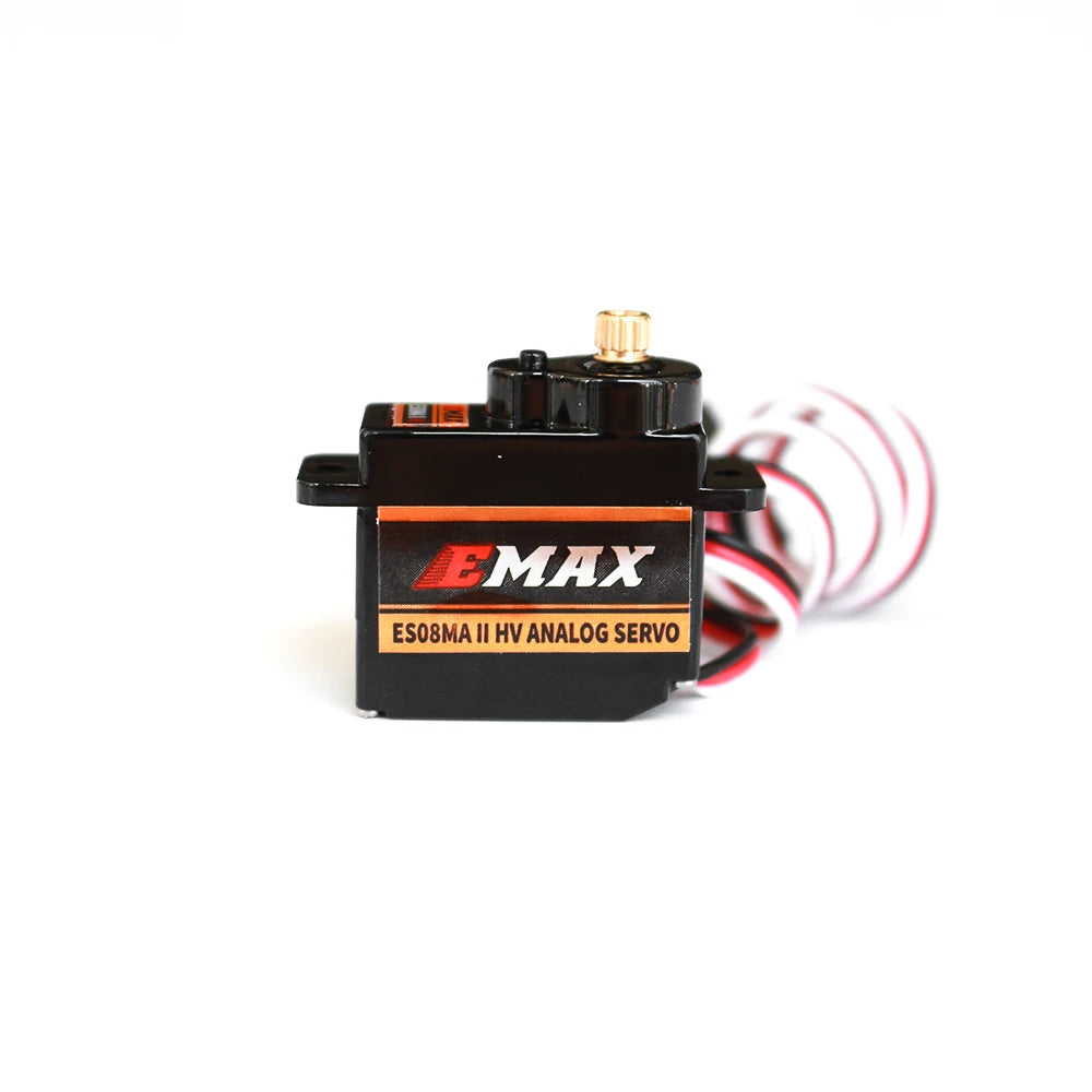 EMAX ES08MA II - 12G High Voltage Metal Gear Analog Servo For Rc Helicopter Plane Boat Car 2 EMAX ES08MA II - 12G High Voltage Metal Gear Analog Servo For Rc Helicopter Plane Boat Car - Image 2