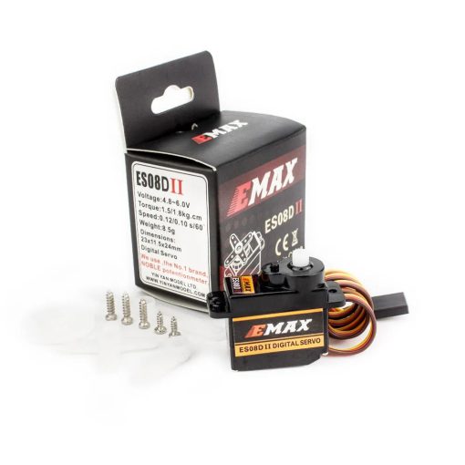 EMAX ES08D II Micro RC Servo Plastic Gear 1.8kg/Sec For RC Models — изображение 5