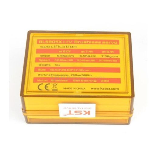 KST BLS805X HV Brushless servo High Voltage Metal Gear Servo for 550-700 RC heli Multicopter Drones - Image 4
