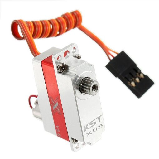 KST X08 V5.0 Metal Gear 2.7kg.cm@7.4V 9g Digital Wing Coreless Servo for RC Model Operation Voltage 3.8-8.4V 4 KST X08 V5.0 Metal Gear 2.7kg.cm@7.4V 9g Digital Wing Coreless Servo for RC Model Operation Voltage 3.8-8.4V - Image 4