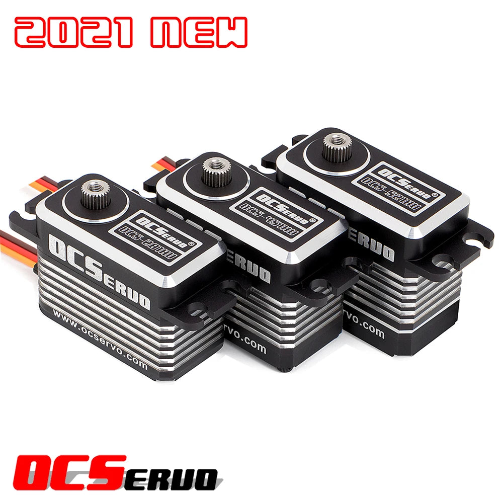 OCServo OCS-521HV - 8.4V 52kg.cm 81g 0.12S/60° Coreless Motor High Voltage High Torque Servo Steel Gear All CNC Case Waterproof 5 OCServo OCS-521HV - 8.4V 52kg.cm 81g 0.12S/60° Coreless Motor High Voltage High Torque Servo Steel Gear All CNC Case Waterproof - الصورة 5