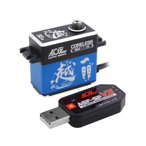 AGFRC A73CHLW Limit Edition - 32KG Digital Coreless High Torque 1/10 HV Programmable Waterproof Steering Servo for RC Car Boat 10 AGFRC A73CHLW Limit Edition - 32KG Digital Coreless High Torque 1/10 HV Programmable Waterproof Steering Servo for RC Car Boat - Image 10