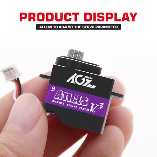 AGFRC A11CLS V3 - Racing Drift Kit Gyro Programmable Servo Super Speed 1.4KG Micro Servo For 1/28 1/24 1/18 RC Mini Z D Q Cars 5 AGFRC A11CLS V3 - Racing Drift Kit Gyro Programmable Servo Super Speed 1.4KG Micro Servo For 1/28 1/24 1/18 RC Mini Z D Q Cars — изображение 5