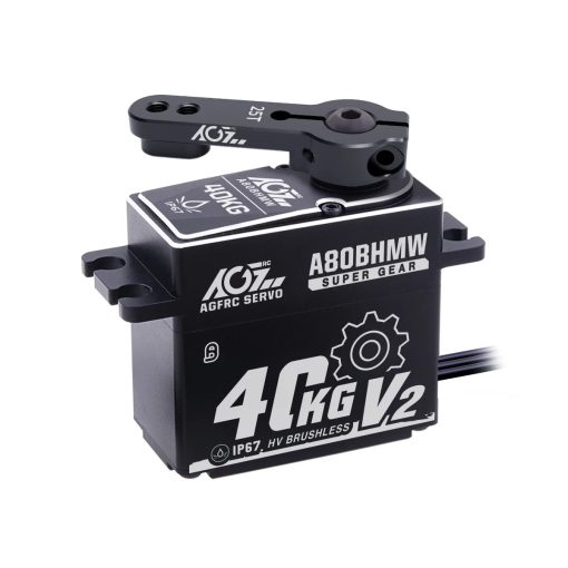AGFRC A80BHMW V2 - Steel Gears 40KG Programmable Waterproof BLS RC Steering Servo For 1/10 Scale Car Crawler Buggy Truck Off-Road — изображение 9