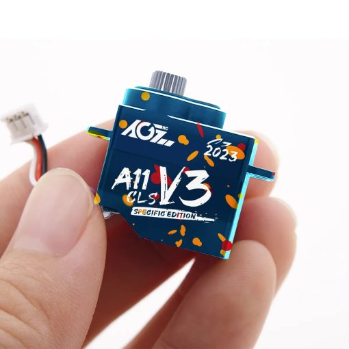 AGFRC A11CLS V3 Anniversary Edition - Programmable Super Speed 1.4KG Micro Coreless Servo Gyro V3.5 Kit For 1/24 1/18 Mini Z Car — изображение 3