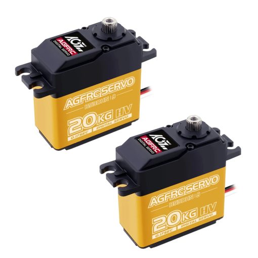 AGFRC B53DHN - Fast Speed 20KG Titanium Gear HV Programmable Digital DC Servo Motor for RC Car Part airplane Robot Boat Models — изображение 11