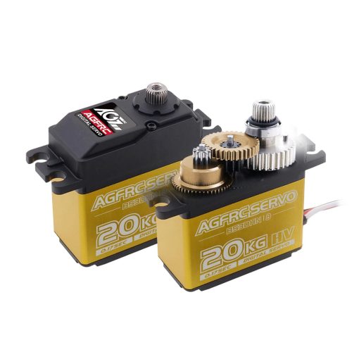 AGFRC B53DHN - Fast Speed 20KG Titanium Gear HV Programmable Digital DC Servo Motor for RC Car Part airplane Robot Boat Models — изображение 5