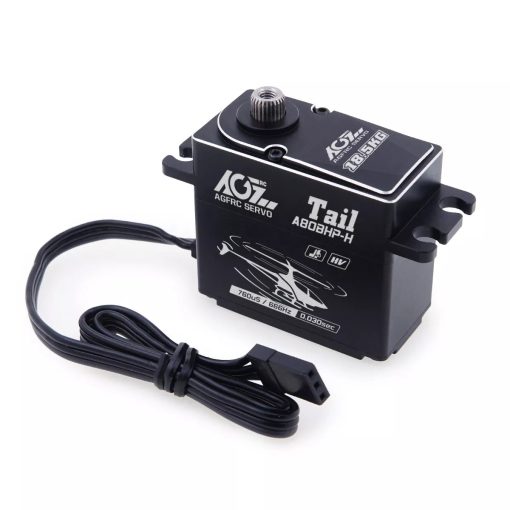 AGFRC A80BHX-H - 30KG 0.038Sec 25T Aluminum Case  High Torque HV Brushless Cyclic Servo For 570-800 Class Helicopter Swash Plate — изображение 8
