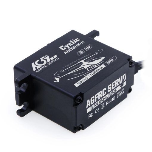 AGFRC A80BHX-H - 30KG 0.038Sec 25T Aluminum Case  High Torque HV Brushless Cyclic Servo For 570-800 Class Helicopter Swash Plate — изображение 5