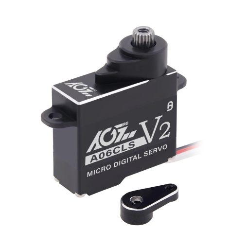 AGFRC A06CLS V2 Black Aluminum Case - 6g Titanium Gear 3KG Micro Digital Coreless Servo For Mini Z Car GLR GLA MRZ Airplane RC F3P — изображение 9
