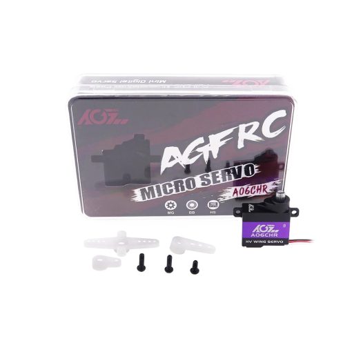 AGFRC A06CHR - Metal Gears 3kg High Torque Coreless Motor Micro Wing Servo Ideal For Small Size  Airplane F3P GLD Glider Sailplane — изображение 6
