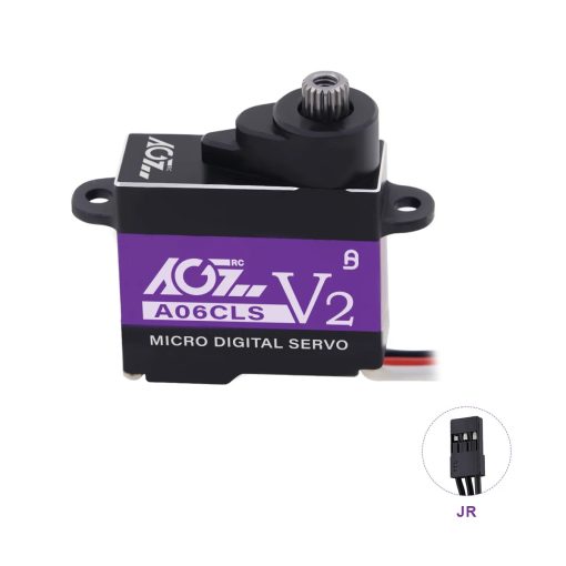 AGFRC A06CLS V2 - 3.0KG 6g Titanium Gear Super Fast Programmable Micro Servo For 1/18 1/24 1/27 1/28 Mini Car GLR GLA MRZ Airplane — изображение 8