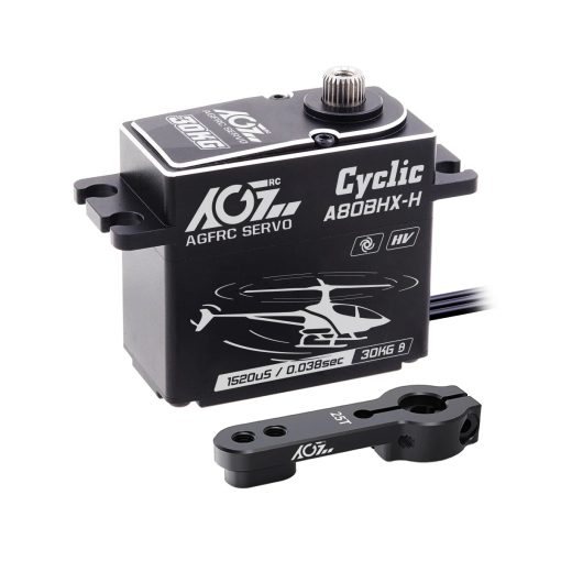 AGFRC A80BHX-H -  8.4V 30KG Programmable Helicopter Cyclic Servo  High Torque High Voltage Brushless Digital Motor For RC Helicopter - Image 12
