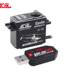 AGFRC A80BHX-H - 8.4V 30KG Programmable Helicopter Cyclic Servo High Torque High Voltage Brushless Digital Motor For RC Helicopter