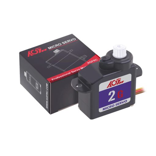 AGFRC C02CLS - 0.11kg / 0.06sec Plastic Gear 180 Degree 2.2g Sub-Micro Nano Digital Servo For Micro Parkflyers RC Plane Helicopter — изображение 3