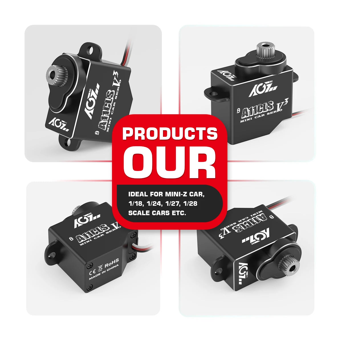 AGFRC A11CLS V3 - Micro Digital servo Super Speed 1.4KG Coreless Programmable motor Servo For 1/28 1/27 1/24 1/18 Mini Z Cars Boat 7 AGFRC A11CLS V3 - Micro Digital servo Super Speed 1.4KG Coreless Programmable motor Servo For 1/28 1/27 1/24 1/18 Mini Z Cars Boat — изображение 7