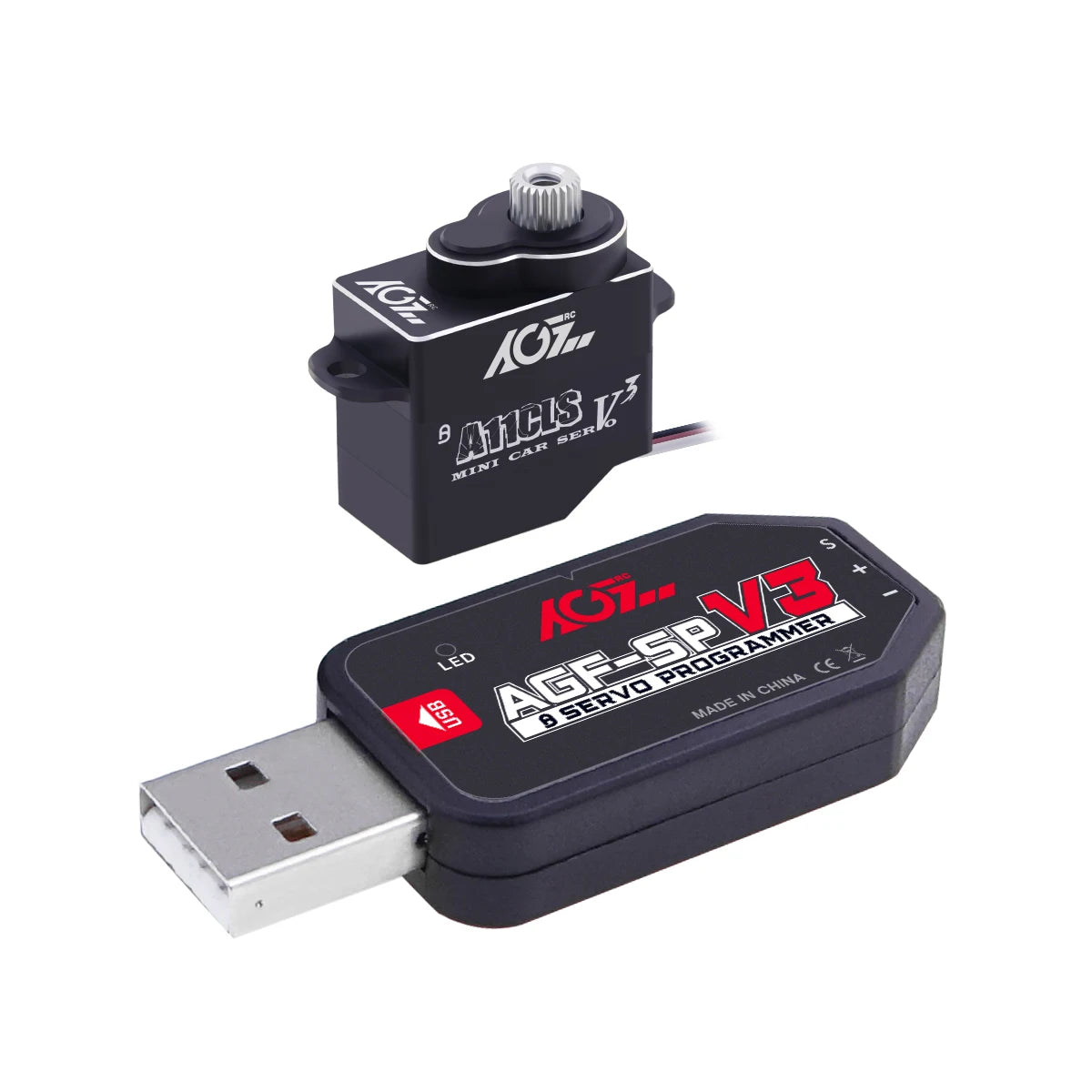 AGFRC A11CLS V3 - Micro Digital servo Super Speed 1.4KG Coreless Programmable motor Servo For 1/28 1/27 1/24 1/18 Mini Z Cars Boat 9 AGFRC A11CLS V3 - Micro Digital servo Super Speed 1.4KG Coreless Programmable motor Servo For 1/28 1/27 1/24 1/18 Mini Z Cars Boat — изображение 9