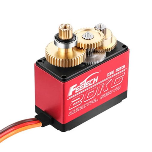 Feetech FT5320 - 20KG 180° Waterproof high torque Coreless motor Digital RC Servo high speed metal gear baja servo for Robotic DIY RC car — изображение 5