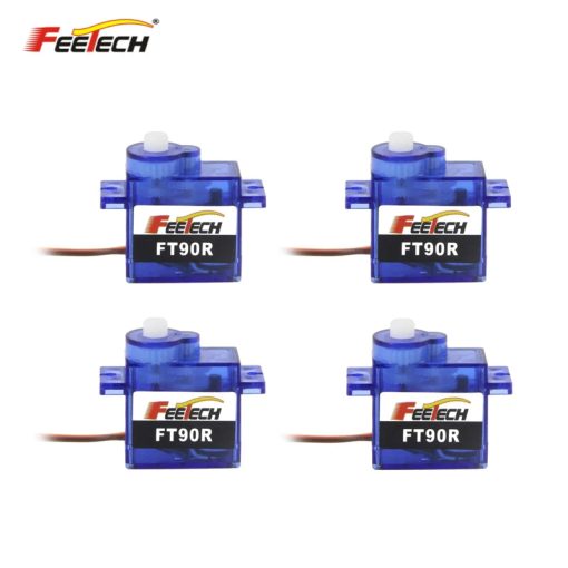 4PCS Feetech FT90R - 6V 1.5kg.cm PWM 360 Degree Continuous Rotation Digital Servo for Arduino Smart Car Robot RC Drone 7 4PCS Feetech FT90R - 6V 1.5kg.cm PWM 360 Degree Continuous Rotation Digital Servo for Arduino Smart Car Robot RC Drone - Image 7