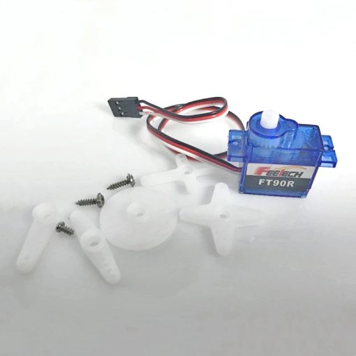 4PCS Feetech FT90R - 6V 1.5kg.cm PWM 360 Degree Continuous Rotation Digital Servo for Arduino Smart Car Robot RC Drone 5 4PCS Feetech FT90R - 6V 1.5kg.cm PWM 360 Degree Continuous Rotation Digital Servo for Arduino Smart Car Robot RC Drone - Image 5