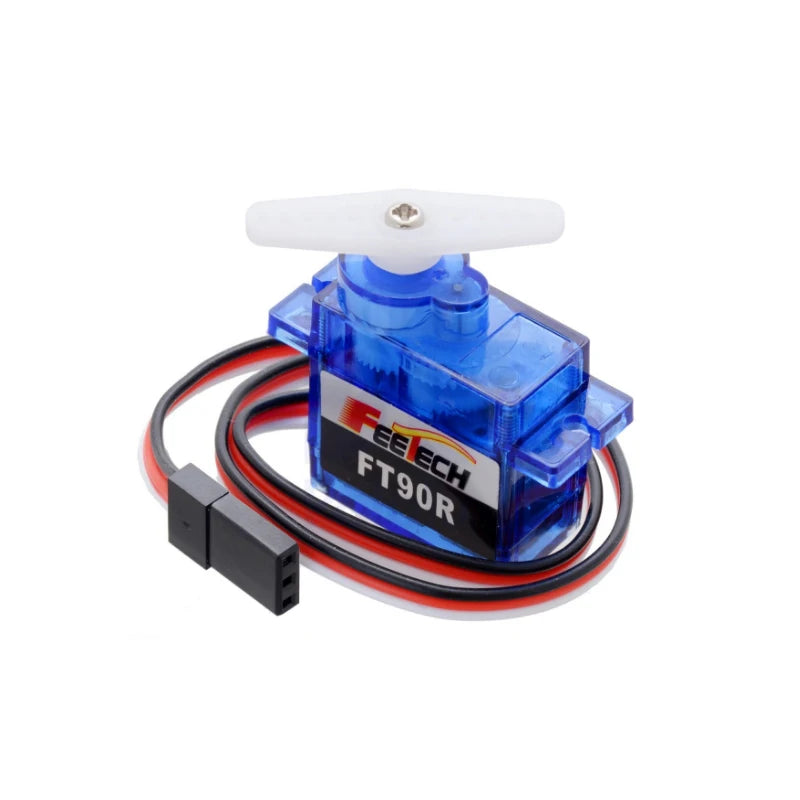 4PCS Feetech FT90R - 6V 1.5kg.cm PWM 360 Degree Continuous Rotation Digital Servo for Arduino Smart Car Robot RC Drone 3 4PCS Feetech FT90R - 6V 1.5kg.cm PWM 360 Degree Continuous Rotation Digital Servo for Arduino Smart Car Robot RC Drone - Image 3