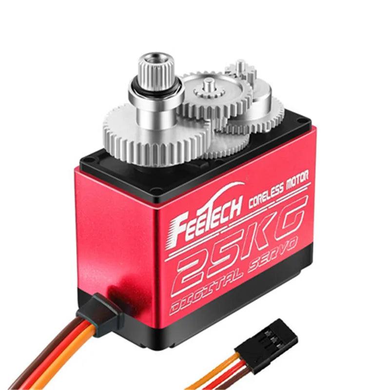 Feetech FT6325M - Waterproof 180 Degree 25KG Large Torque 25T Arm full metal gear Digital RC Servo for RC Car Crawler SCX10 TRX4 Parts 2 Feetech FT6325M - Waterproof 180 Degree 25KG Large Torque 25T Arm full metal gear Digital RC Servo for RC Car Crawler SCX10 TRX4 Parts - Image 2