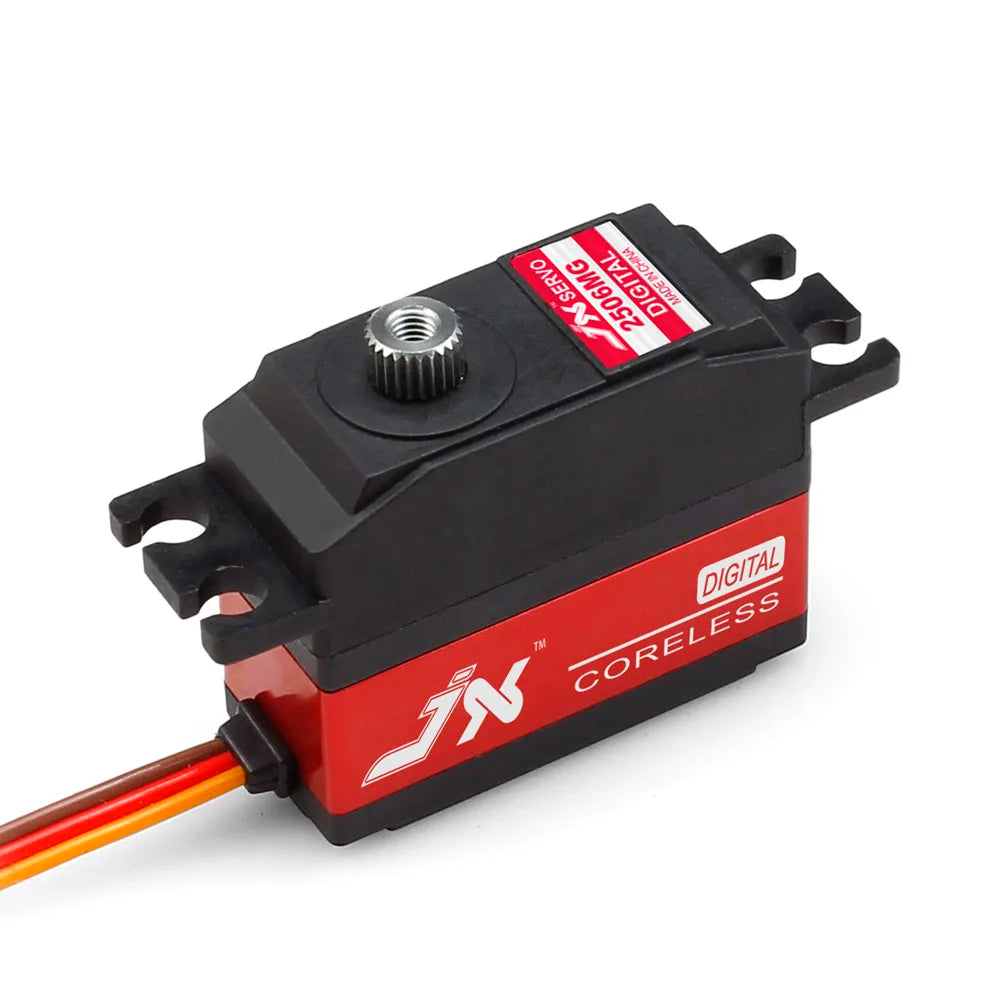 JX PDI-2506MG Servo - 4.8V 5.3KG 6V 6.6KG 25g Metal Gear Digital Coreless Servo Motor for RC 450 500 Helicopter Fixed-wing Airplane Parts 2 JX PDI-2506MG Servo - 4.8V 5.3KG 6V 6.6KG 25g Metal Gear Digital Coreless Servo Motor for RC 450 500 Helicopter Fixed-wing Airplane Parts — изображение 2