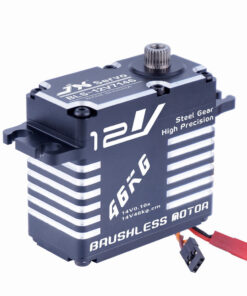 JX Servo BLS-12V7146 - 46KG 12V High Precision Steel Gear Full CNC Aluminium Shell Structure Digital Brushless