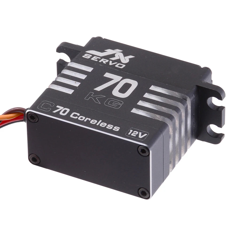 JX Servo C70 - 72KG Full metal Coreless 12v high quality servo for RC Hobby UAV Robotics and Industrial Applications 3 JX Servo C70 - 72KG Full metal Coreless 12v high quality servo for RC Hobby UAV Robotics and Industrial Applications - Image 3