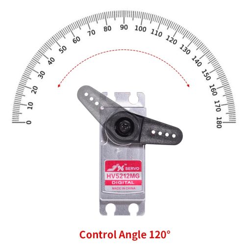 JX Servo PDI-HV5212MG - 12KG 8.4V 0.07sec Digital Coreless Short Waterproof Servo Low Profile 1/10 RC Drift Car yokomo HPI HSP Sakura — изображение 5
