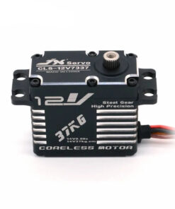 JX Servo CLS-12V7337 - 37kg.cm@14V Large-Torque Full CNC Metal High Precision Steel Gear Digital Coreless Servo for RC Cars Helicopter