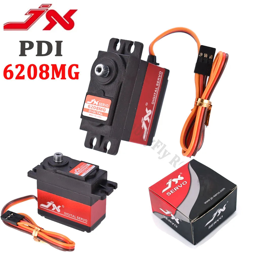 JX Servo PDI-6208MG - 8kg 120 Degree High Speed Metal Gear Digital Coreless Standard Servo Motor for RC Car Model — изображение 3