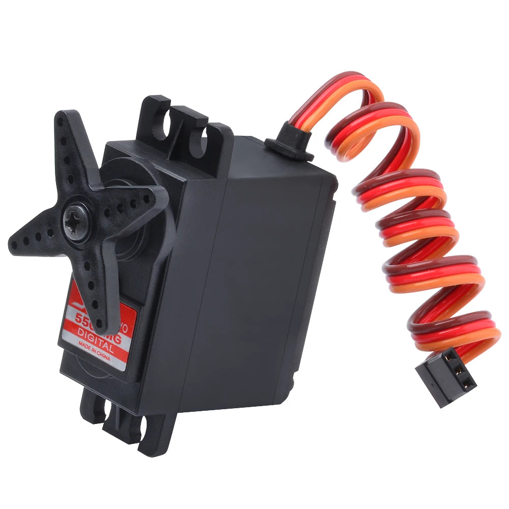 JX Servo PDI-5508MG - 8KG Large Torque Metal Gear Digital Coreless Servo for Helicopter RC Car Truck Buggy Robot Arm Boat 4 JX Servo PDI-5508MG - 8KG Large Torque Metal Gear Digital Coreless Servo for Helicopter RC Car Truck Buggy Robot Arm Boat - Image 4