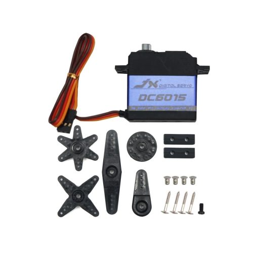 JX Servo DC6015 - 15kg 0.1sec 6.6V Aluminium Shell Metal gear Core Digital Standard for RC plane car crawler 1/8 1/10 DS3325MG - Image 3