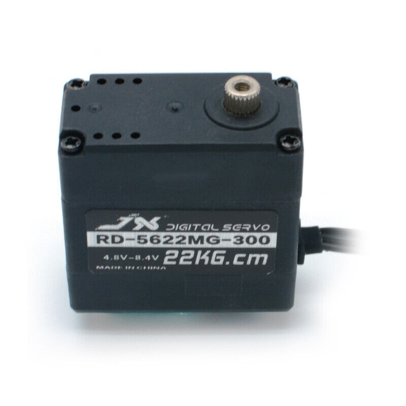 JX Servo RD-5622MG - 22kg.cm 180° / 300° Digital Metal Gear Degree Precision Big Torque Robot Servo 2 JX Servo RD-5622MG - 22kg.cm 180° / 300° Digital Metal Gear Degree Precision Big Torque Robot Servo — изображение 2