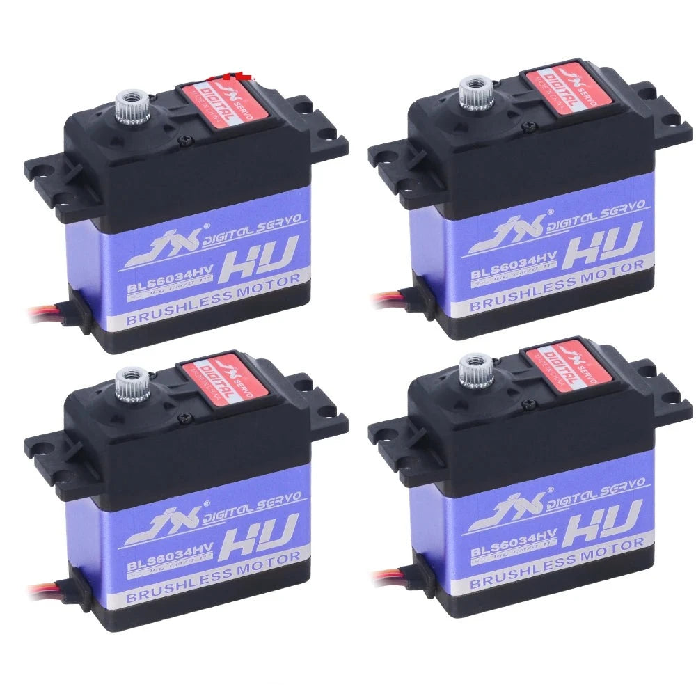 4pcs/set JX Servo BLS6034HV - 7.4V 33kg 120° Brushless Metal Gear Digital Servo Motor for 1/8 1/10 RC Car RC Model 2 4pcs/set JX Servo BLS6034HV - 7.4V 33kg 120° Brushless Metal Gear Digital Servo Motor for 1/8 1/10 RC Car RC Model - Image 2