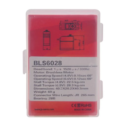 JX Servo BLS6028 - 6V 28kg 0.12 sec/60° 120° High Torque Metal Tooth Digital Brushless Servo For RC Car RC Drone Aircraft Parts 7 JX Servo BLS6028 - 6V 28kg 0.12 sec/60° 120° High Torque Metal Tooth Digital Brushless Servo For RC Car RC Drone Aircraft Parts - Image 7