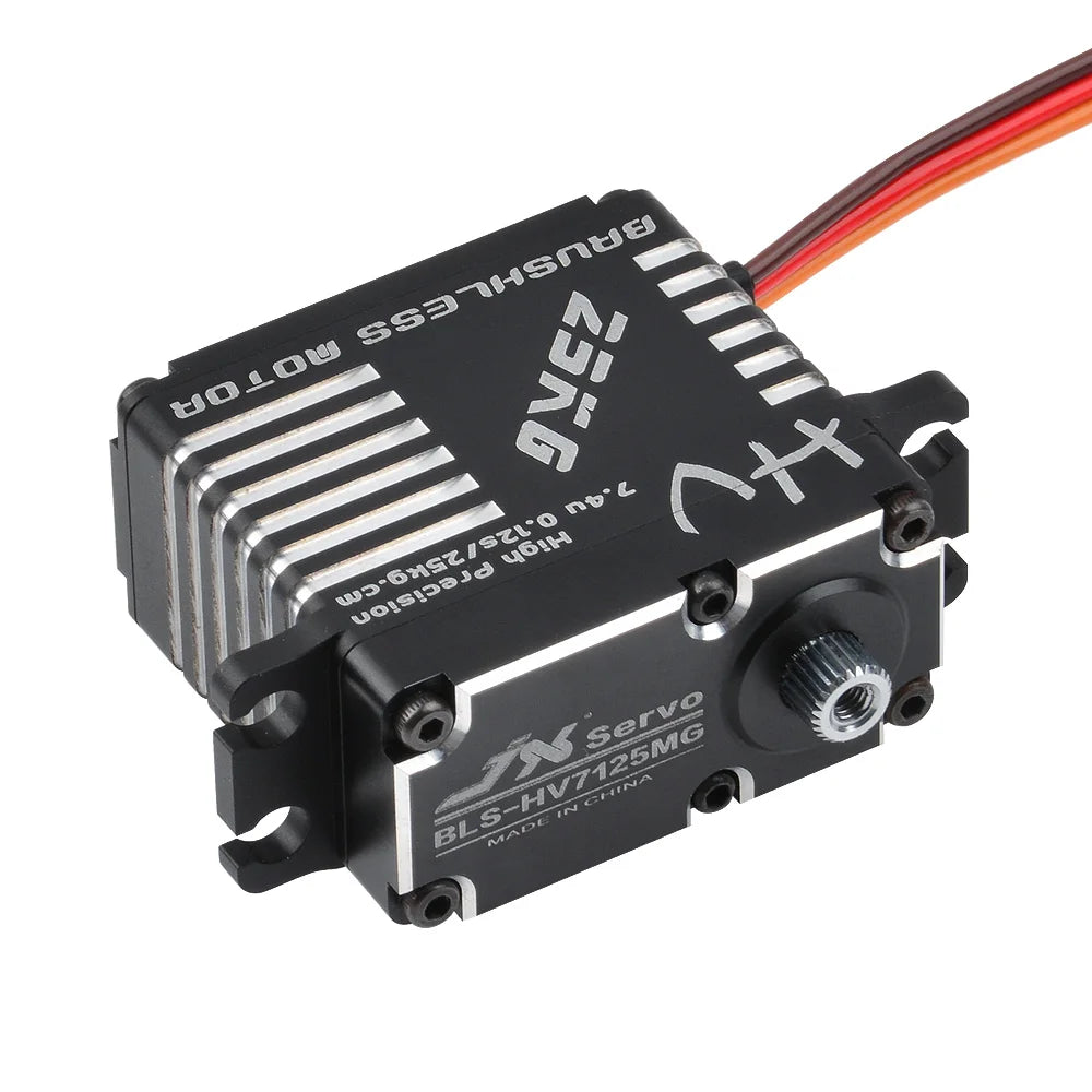 JX Servo BLS-HV7125MG - 7.4V 25KG Brushless High Precision Steel Gear Full CNC Digital Servo For RC Car 5 JX Servo BLS-HV7125MG - 7.4V 25KG Brushless High Precision Steel Gear Full CNC Digital Servo For RC Car — изображение 5