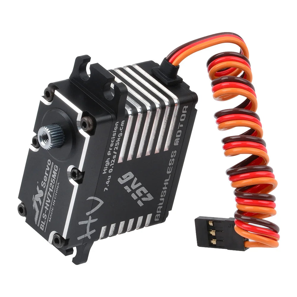 JX Servo BLS-HV7125MG - 7.4V 25KG Brushless High Precision Steel Gear Full CNC Digital Servo For RC Car 2 JX Servo BLS-HV7125MG - 7.4V 25KG Brushless High Precision Steel Gear Full CNC Digital Servo For RC Car — изображение 2