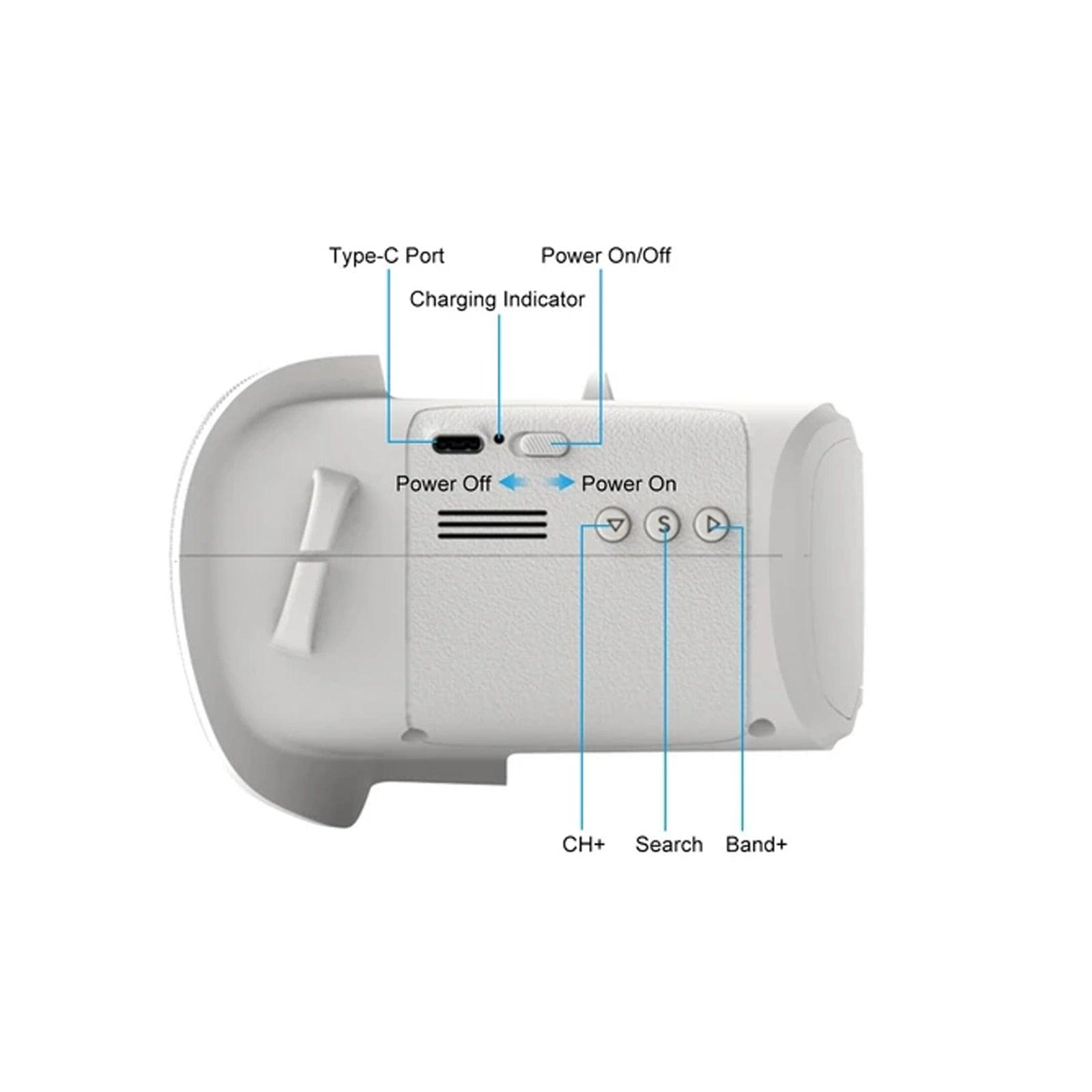 BETAFPV VR02 FPV Goggles - 4.3inch 40CH 3.7V Beginner Bulit-in Antenna w/HD LCD Screen Original FPV Goggles For Racing Drone Parts 4 BETAFPV VR02 FPV Goggles - 4.3inch 40CH 3.7V Beginner Bulit-in Antenna w/HD LCD Screen Original FPV Goggles For Racing Drone Parts — изображение 4