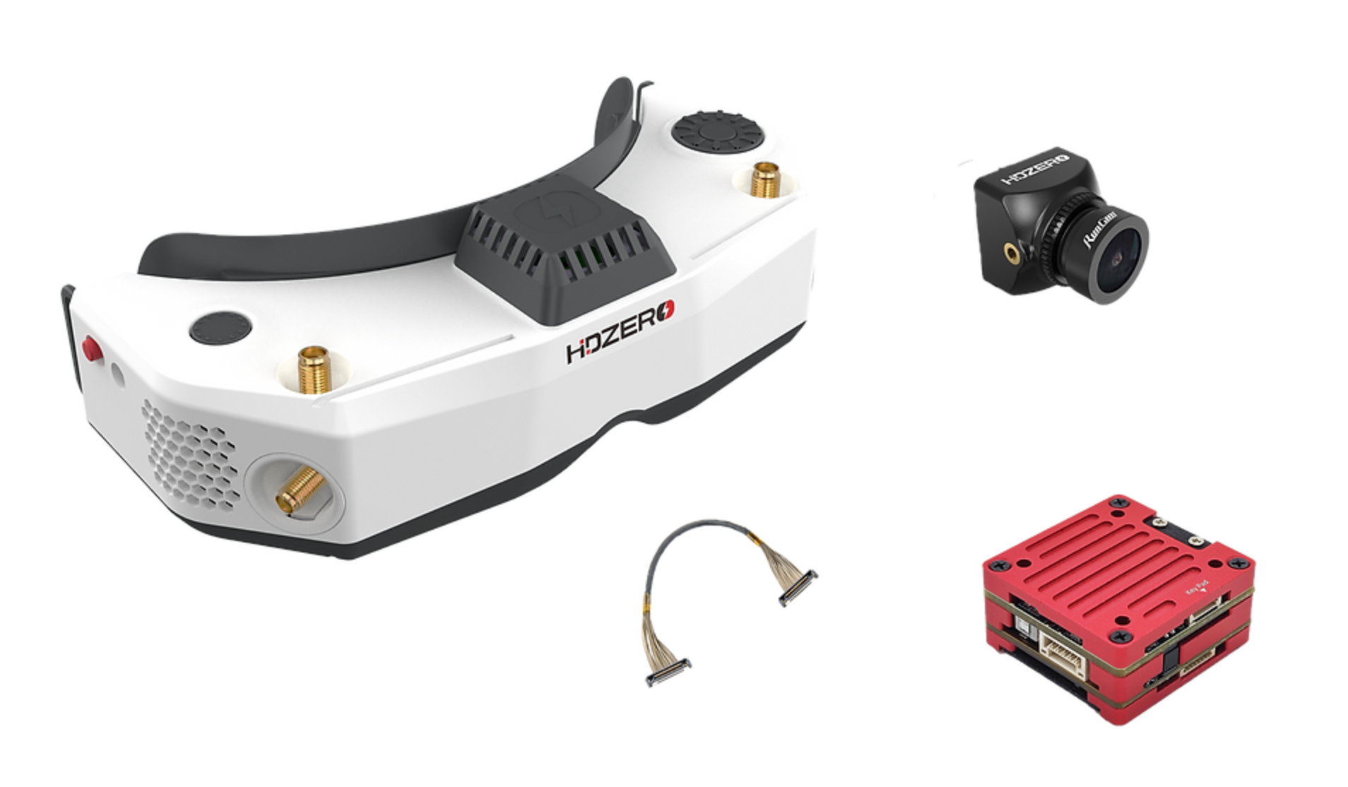 HDZero FPV Goggle Freestyle Bundle - HDZero FPV Goggle + Freestyle V2 VTX + Micro V2 Camera + 120mm MIPI cable