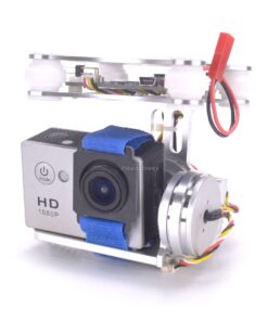 RTF CNC Lightweight 2 Axis Brushless Gimbal Board Framewith Sensor Debug for Gopro 3 4 Hero 5 6 Gopro Session SJ4000 Camera