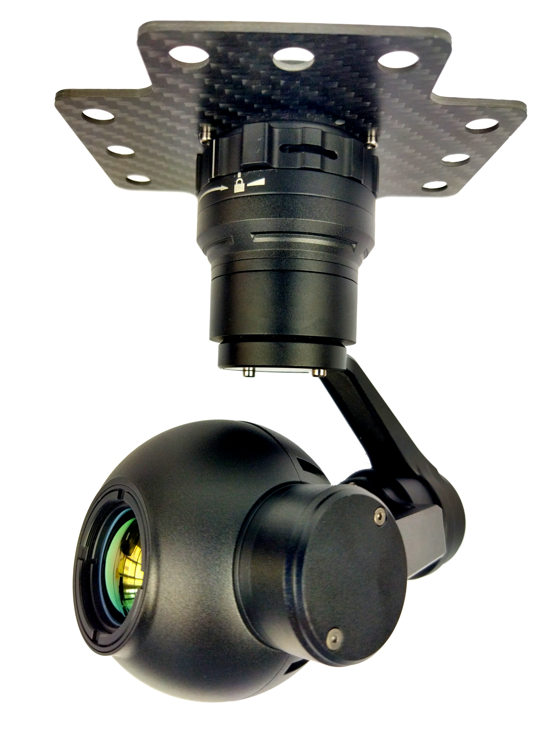 TOPOTEK KIP640G25 Thermal Camera Gimbal - 25mm Lens 640*512 Thermal Imager with 3-Axis Gimbal for UAV Drone