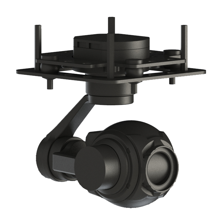 TOPOTEK KHP10S4K Drone Gimbal Camera - 4K 10X Optical zoom 3-Axis Gimbal, IP/HDMI output - Image 3