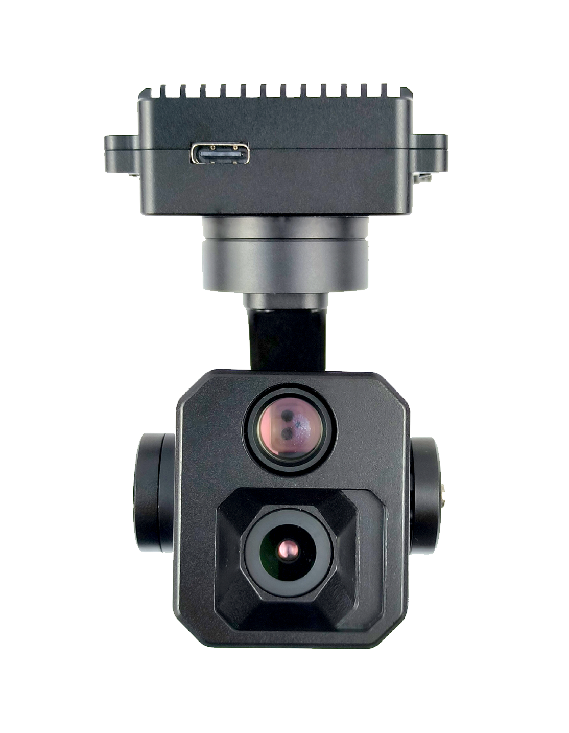 TOPOTEK KHP415S90 Dual Light Drone Gimbal - 7x Digital Zoom 4K Camera + 9x Digital Zoom 1080P Camera 3-Axis Stabilized Gimbal