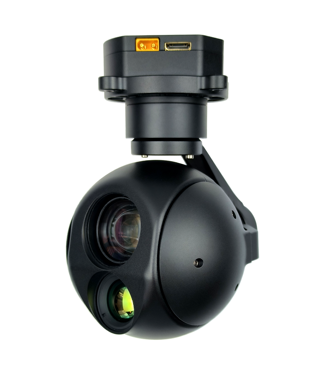 TOPOTEK KHY10G619 Dual Light Drone Gimbal - 90x Mixed Zoom 1080P Visible Light Camera + 19mm 640x512 Thermal Imaging 3-Axis Stabilized PTZ Gimbal - Image 2