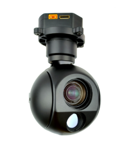 TOPOTEK KHY10G613 Dual Light Drone Gimbal - 10x Optical /90x Mixed Zoom EO Camera + 13mm 640x512 IR Thermal Camera 3-Axis Stabilized PTZ Gimbal