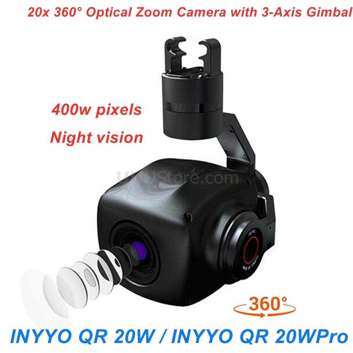 INYYO QR 20W 20X 360 Degree OPTICAL ZOOM CAMERA 1080p 60fps 1/3" 2.0 Megapixel CMOS Camera WITH 3-AXIS GIMBAL - Image 5